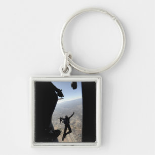 US Air Force Academy Parachute Team Key Ring