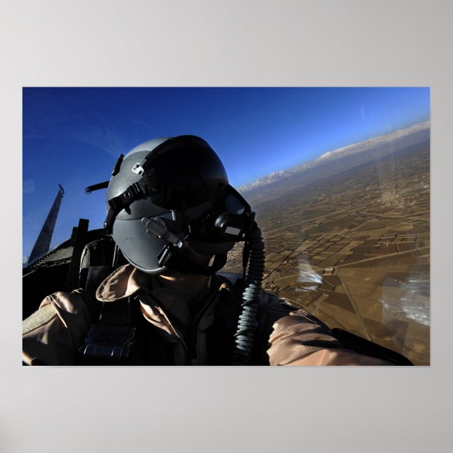 US Air Force Aerial Combat Photographer Poster (Front)