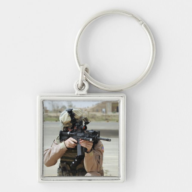US Air Force Airman conducts security Key Ring (Front)