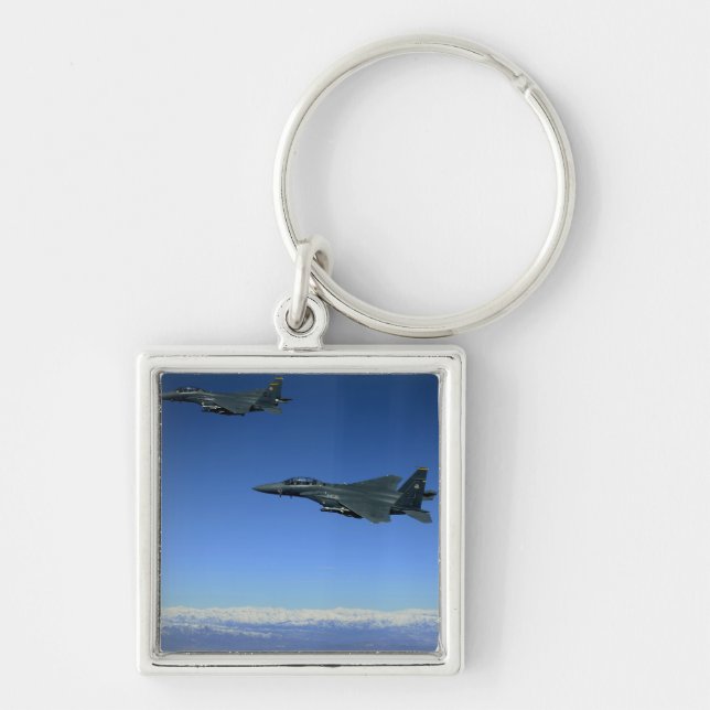 US Air Force F-15E Strike Eagles 2 Key Ring (Front)