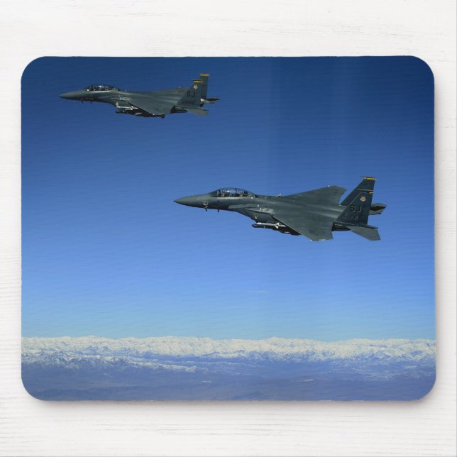 US Air Force F-15E Strike Eagles 2 Mouse Mat (Front)