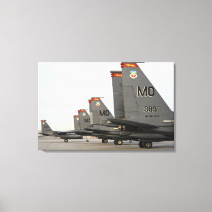 US Air Force F-15E Strike Eagles Canvas Print