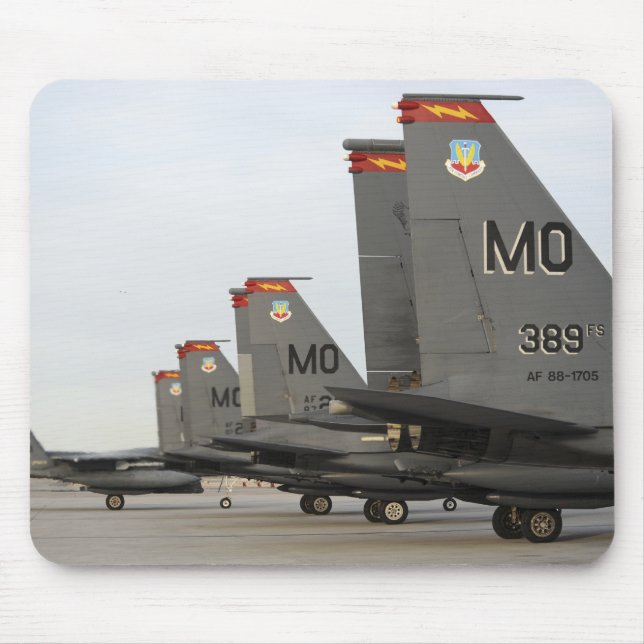 US Air Force F-15E Strike Eagles Mouse Mat (Front)