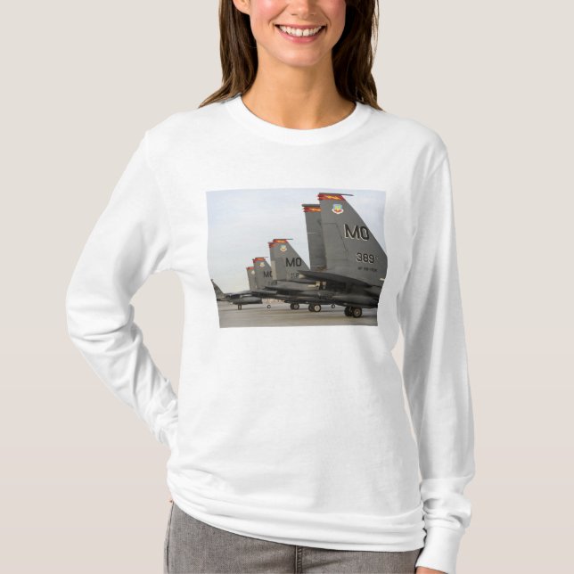 US Air Force F-15E Strike Eagles T-Shirt (Front)