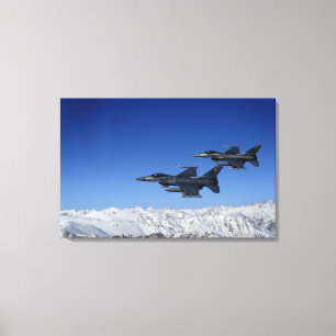 US Air Force F-16 Fighting Falcons Canvas Print