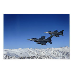 US Air Force F-16 Fighting Falcons Photo Print