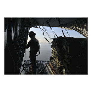 US Air Force loadmaster Photo Print