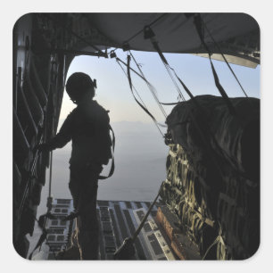 US Air Force loadmaster Square Sticker