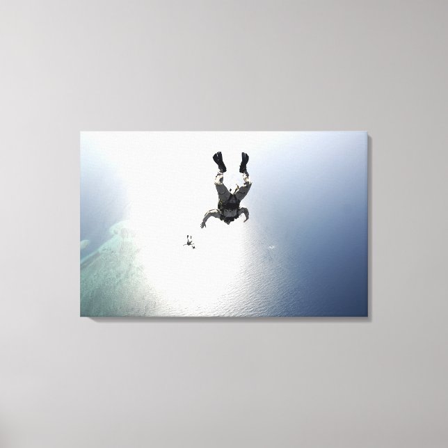 US Air Force pararescuemen Canvas Print (Front)