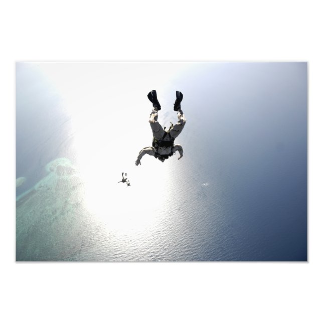 US Air Force pararescuemen Photo Print (Front)