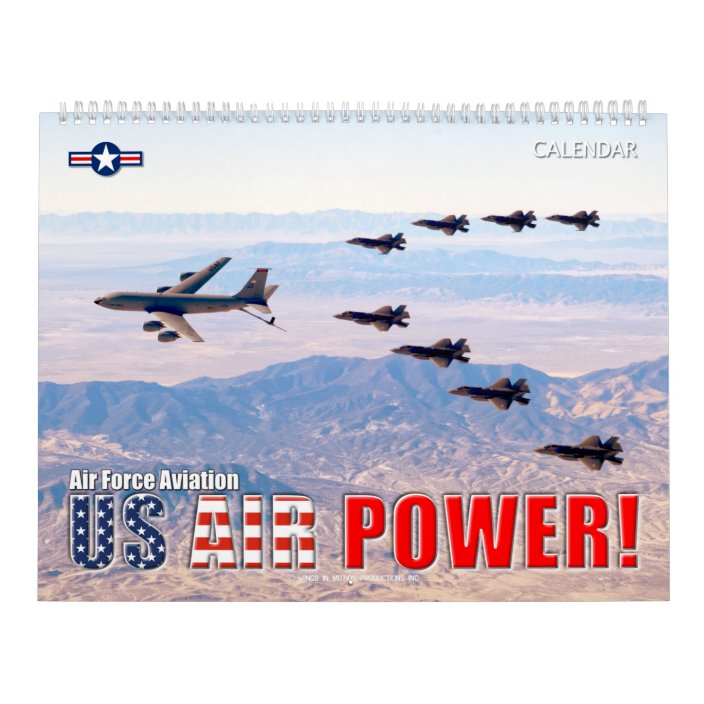 US AIR POWER! - Air Force Aviation Calendar | Zazzle.co.uk