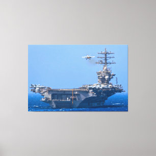 US AIRCRAFT CARRIER – CVN-68 40x60 Canvas Print
