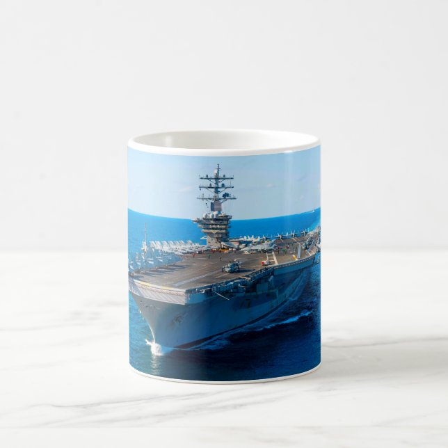 US AIRCRAFT CARRIER – CVN-69 Mug (Center)