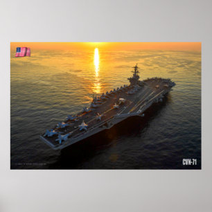 US AIRCRAFT CARRIER – CVN-71 POSTER