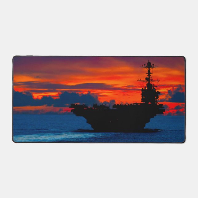 US AIRCRAFT CARRIER - CVN-73 DESK MAT (Front)