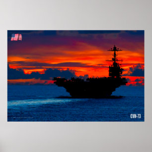 US AIRCRAFT CARRIER – CVN-73 POSTER