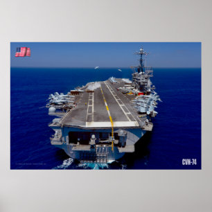 US AIRCRAFT CARRIER – CVN-74 POSTER