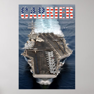 US AIRCRAFT CARRIER – CVN-76 POSTER
