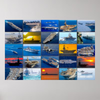 US AIRCRAFT CARRIERS “MONTAGE”