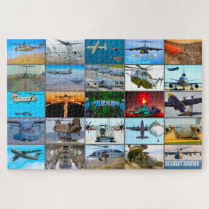 US AIRLIFT AVIATION “MONTAGE” JIGSAW PUZZLE