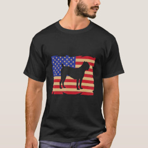 US American Flag Cane Corso Dog Italian Mastiff T-Shirt