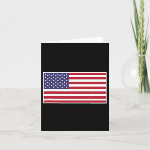 Us American Flag Cool Patriotic Usa Flags Men Wome Card