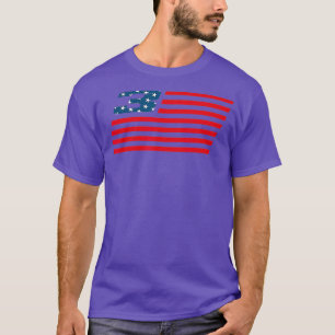US American Flag E3 Motocross Supercross T-Shirt