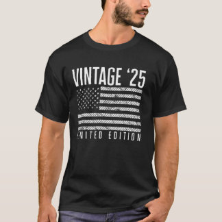 US American Flag Limited Edition - Vintage 2025 T-Shirt