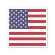 US AMERICAN FLAG | PAPER NAPKIN