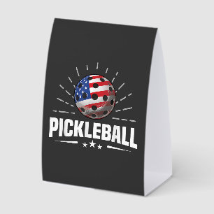 US American Flag Pickleball Player