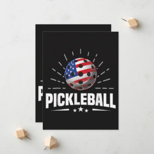 US American Flag Pickleball Player Announcement
