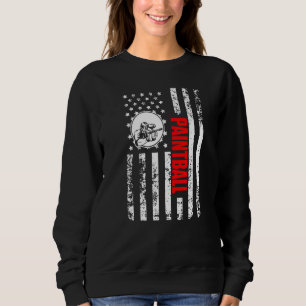 US American Flag Team Shooting Sports Patriotic Pa Sweatshirt