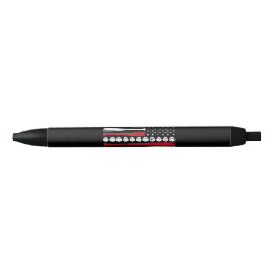 US American Flag Vintage Baseball Flag 4th Of July Black Ink Pen