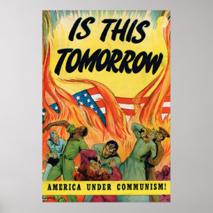 US Anti-Communist Propaganda Poster This is