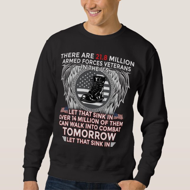 US Armed Forces Veteran Sweatshirt (Front)