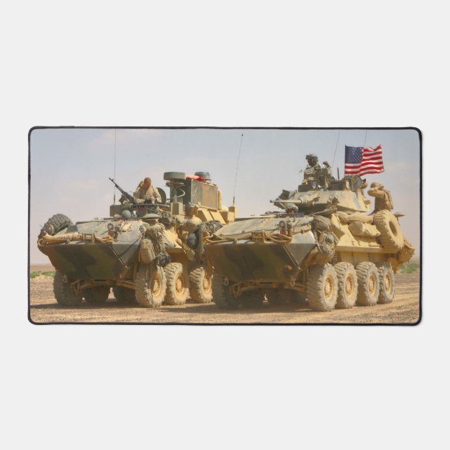 US ARMORED PERSONNEL CARRIER – LAV-25 DESK MAT (Front)