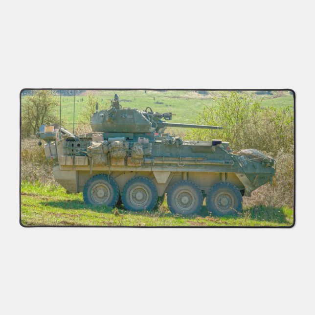 US ARMORED PERSONNEL CARRIER - STRYKER DESK MAT (Front)