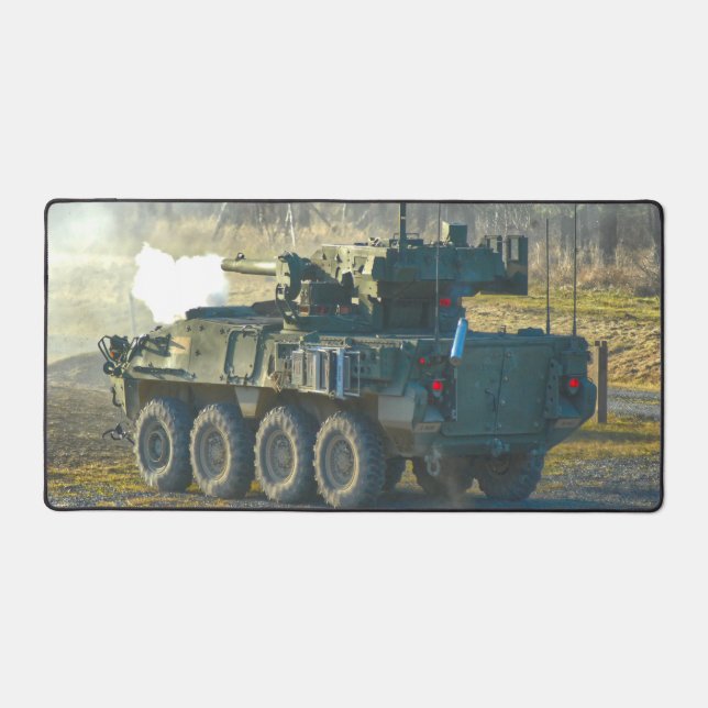 US ARMORED PERSONNEL CARRIER - STRYKER DESK MAT (Front)