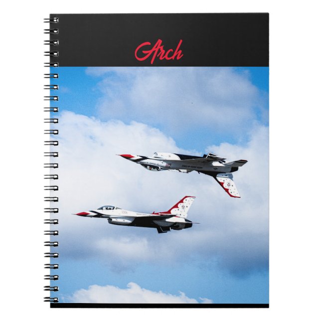US Army Flying Thunderbird Notebook (Front)