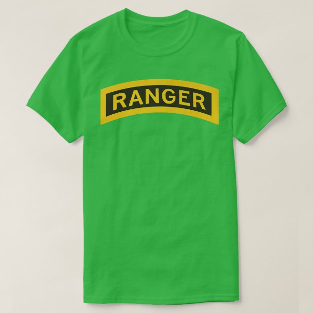 US Army Ranger Tab  Back only  T-Shirt (Design Front)