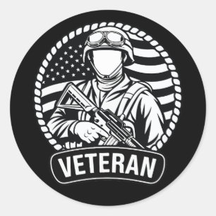 US Army Veteran Sticker   Military Pride Decal