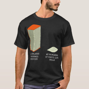 US Baseball Statistics Knowledge Meme Funny Baseba T-Shirt