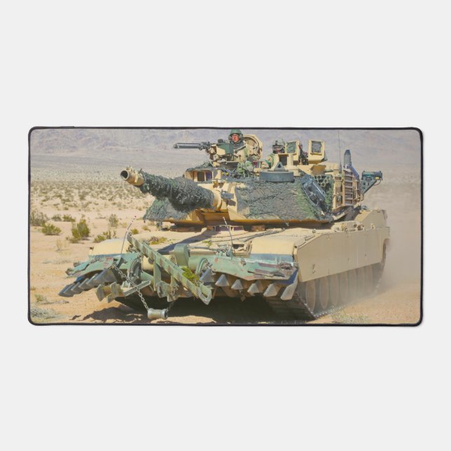 US BATTLE TANK – M1 ABRAMS DESK MAT (Front)
