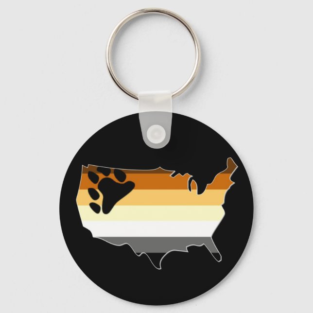 US Bear Pride Key Ring (Front)