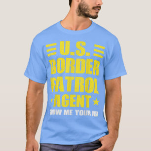 US Border Patrol Agent Funny Halloween Costume T-Shirt