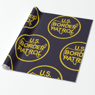 US Border Patrol Seal Wrapping Paper