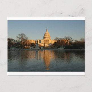 US Capitol Building Sunset Postcard