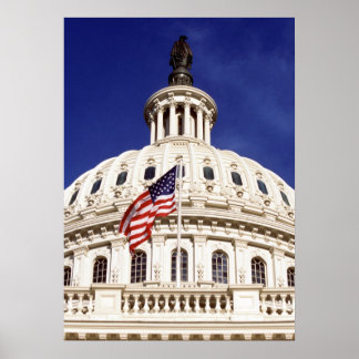 US capitol building, Washington DC Poster