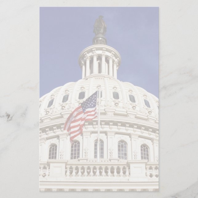 US capitol building, Washington DC Stationery (Front)