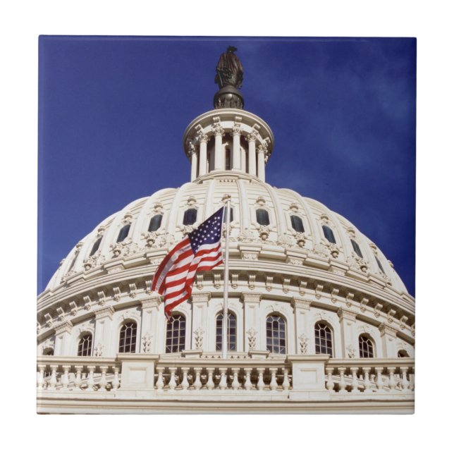 US capitol building, Washington DC Tile (Front)